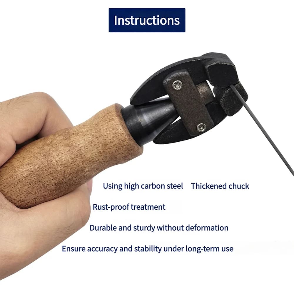 New Handheld Clamp Wooden Handle Fixture Jewelers Holder Jewelry Making Hand Tool Benchwork Jewellery Goldsmith holding Tools