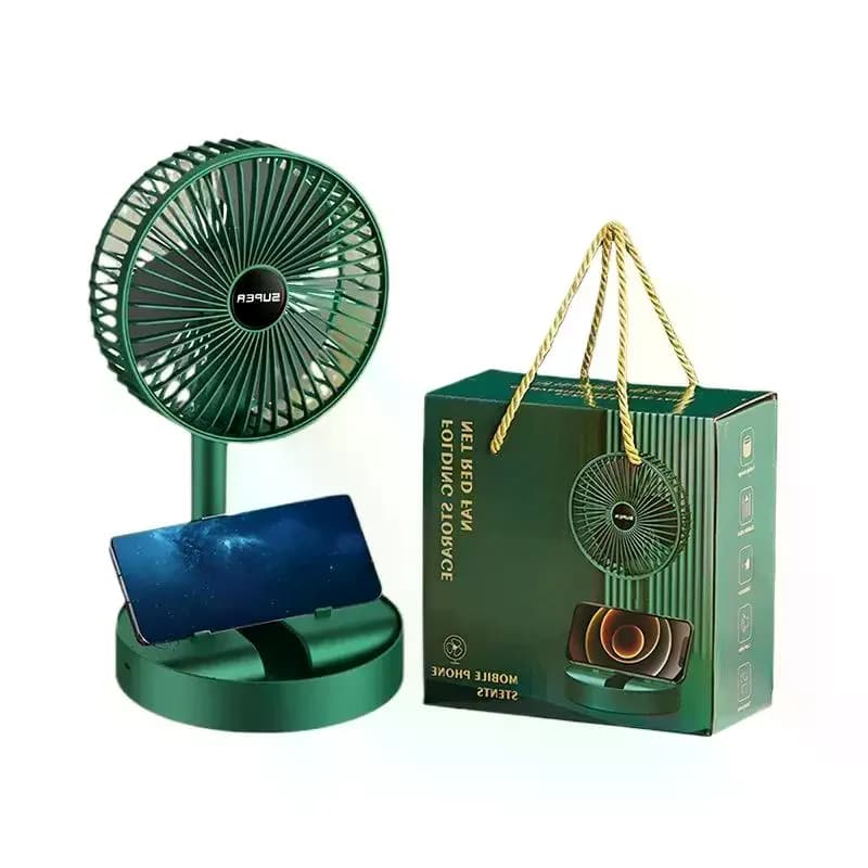 Portable Folding Adjustable Height Fan