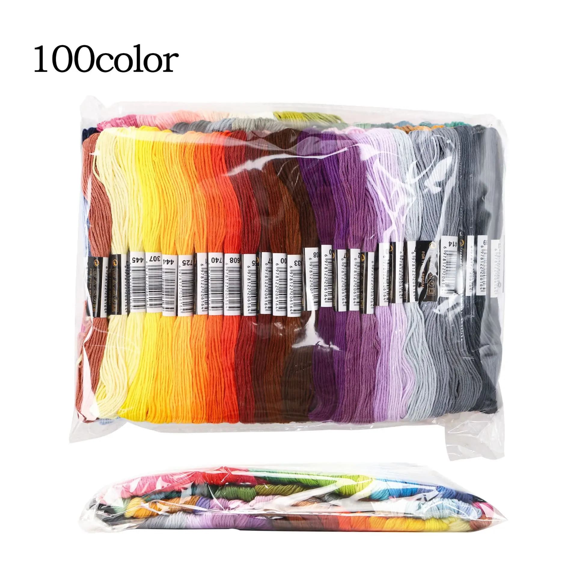 Polyester Cotton Embroidery Floss Thread Assortment