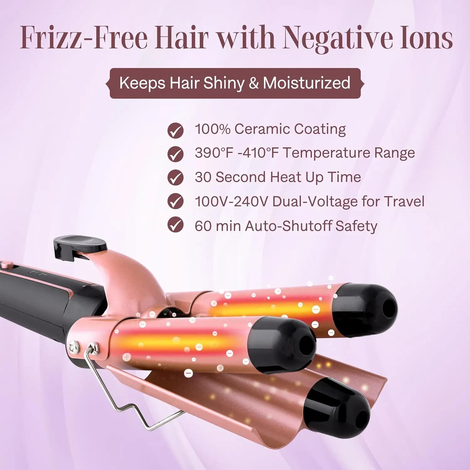 6-in-1 Curling Iron and Straightener Set
