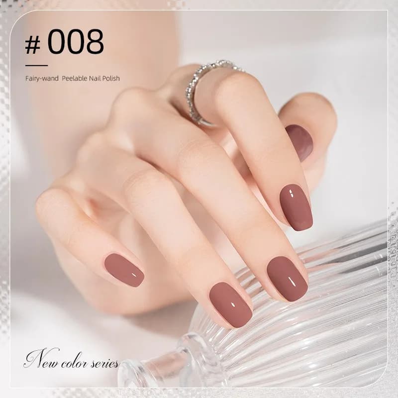 40-Color Water-Based Peel-Off Nail Polish Set