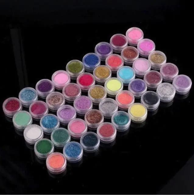 Glitter Chrome Nail Powder Set