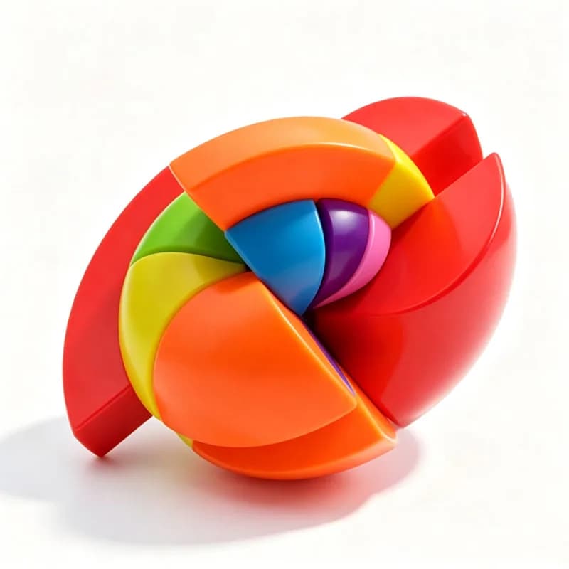 Rainbow Twist Puzzle Cube Speedcube