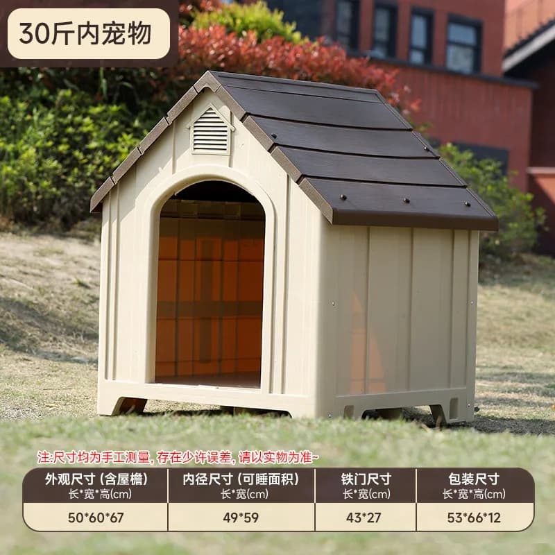 Large Dog House Waterproof Insulated Kennel