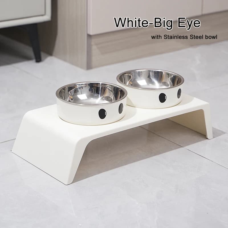 Elevated Pet Feeder Stand with Double Bowls