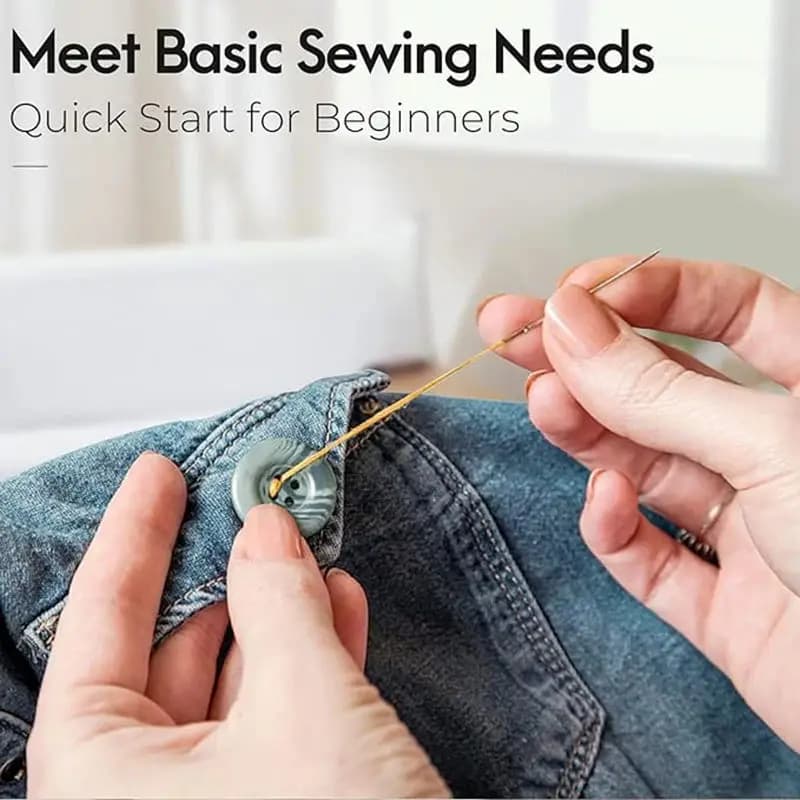 Premium Sewing Supplies Set with Needles and Thread