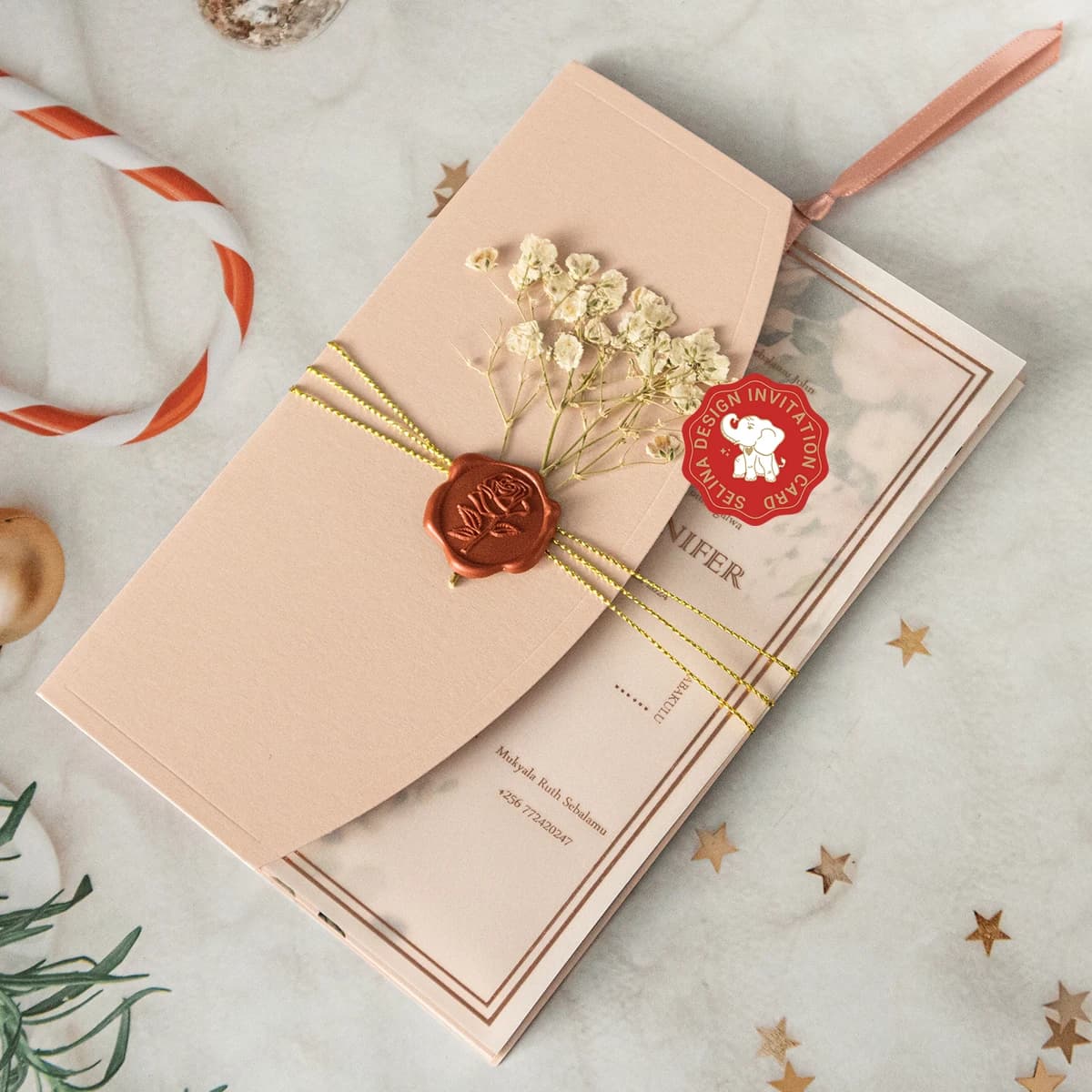 Arc Paper Wedding Invitation Card Covers, 25pc