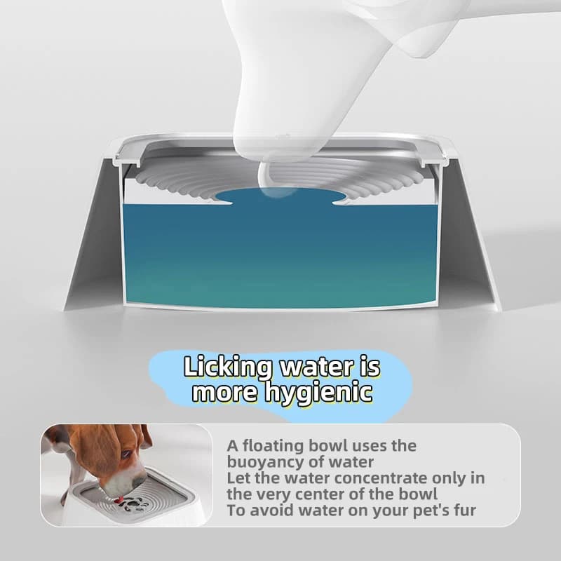 Spill-Proof Water Bowl for Pets