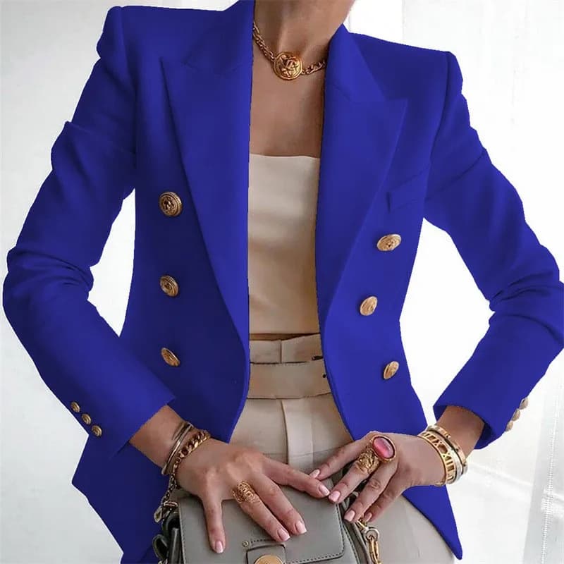 Women's Casual Long Sleeve Blazer Jacket