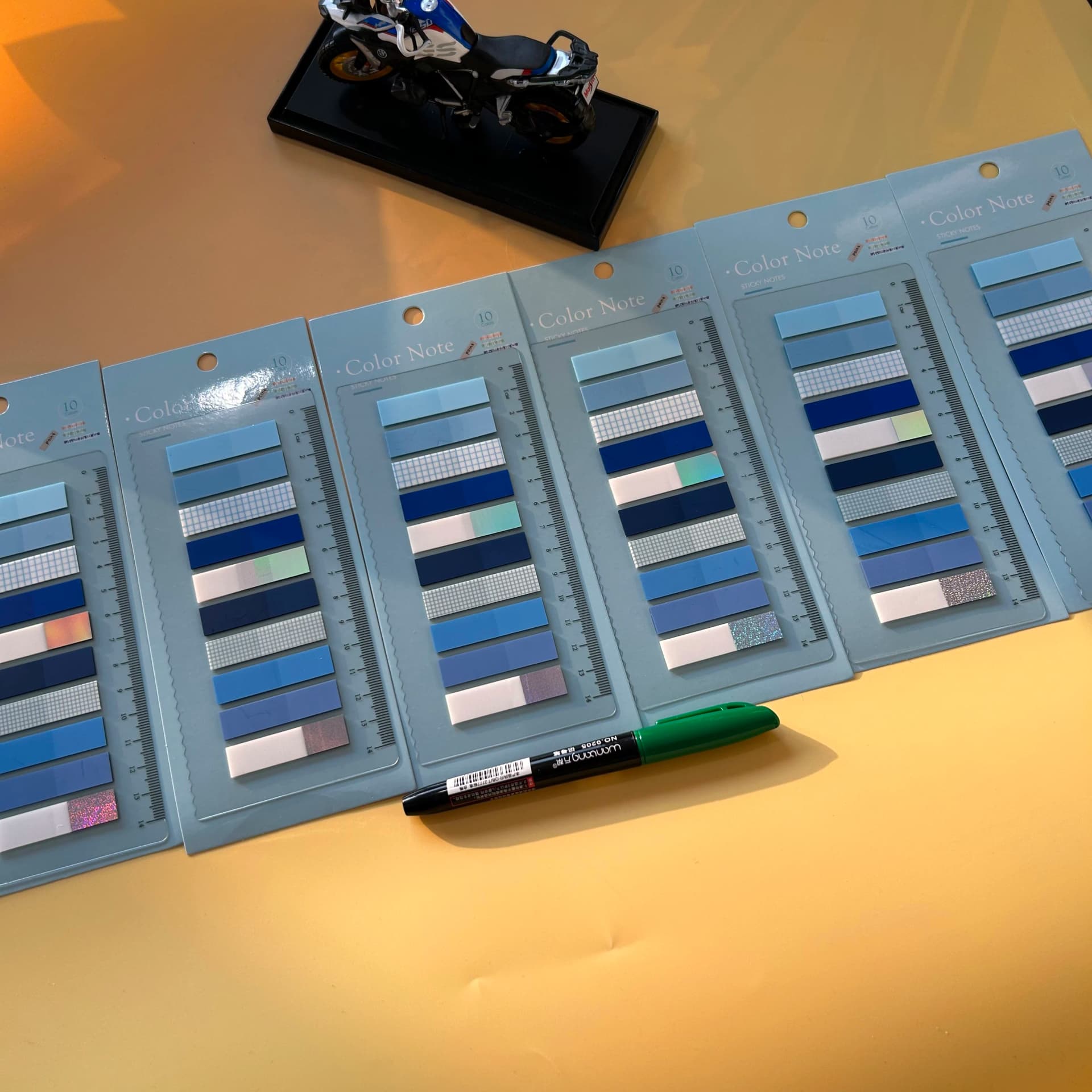 Colorful Sticky Notes Pad with Index Tabs