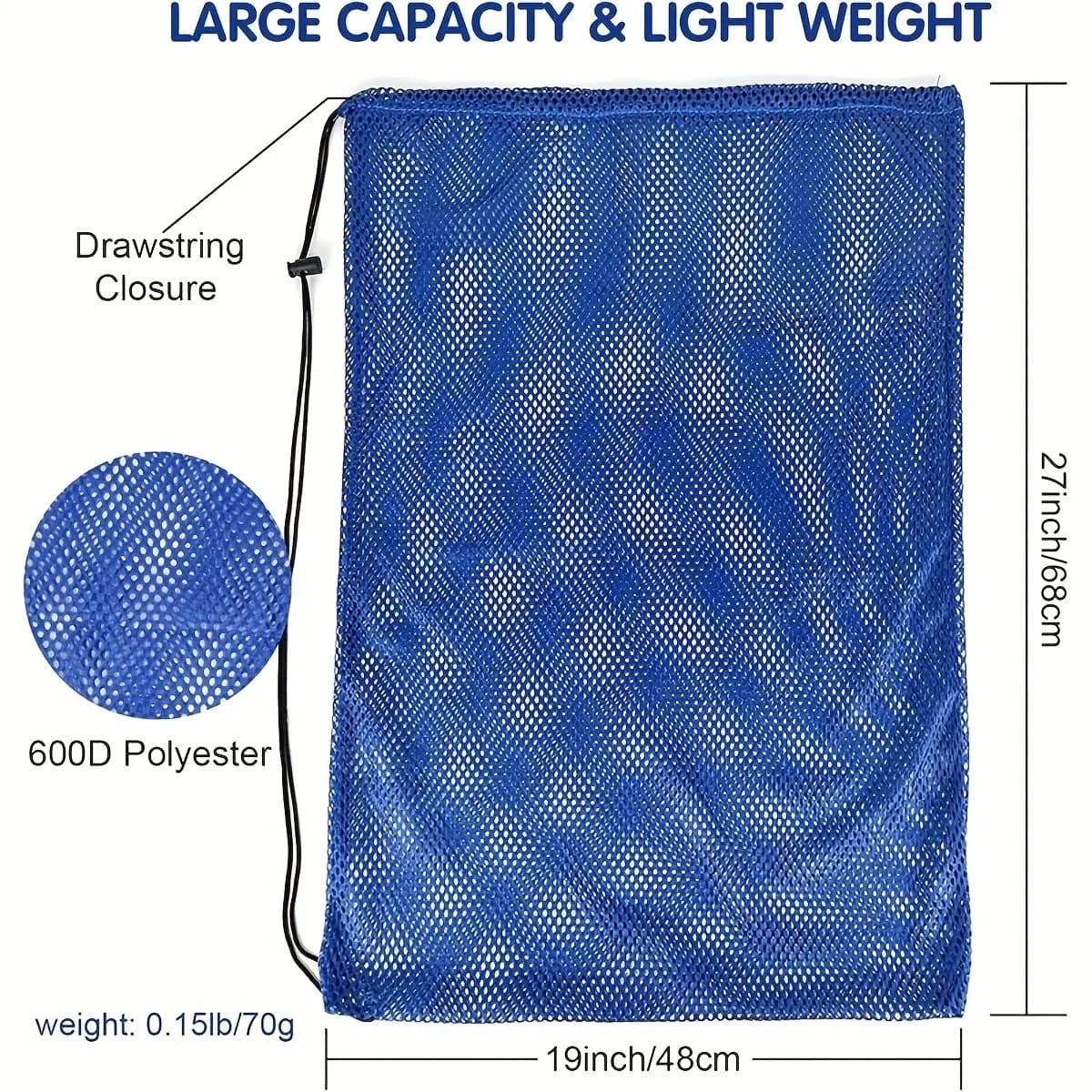 Oversized Mesh Snorkeling Gear Bag
