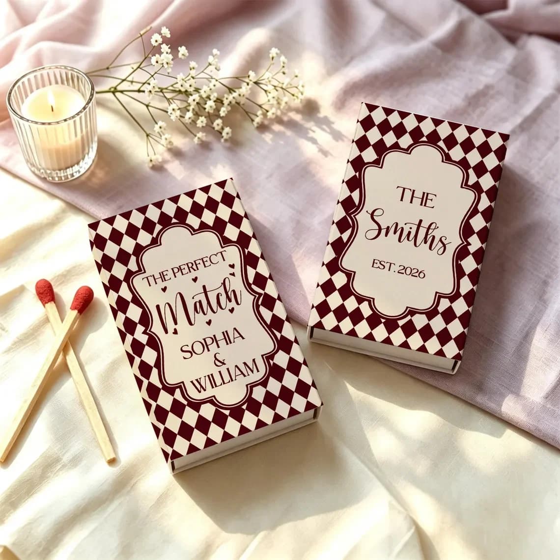 Personalized She Found Her Perfect Match Matchboxes