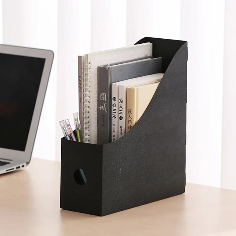 Office Document File Storage Box Folding Desktop Organizer Multi-functional Books Pencil Sundries Storage Box Office Supplies