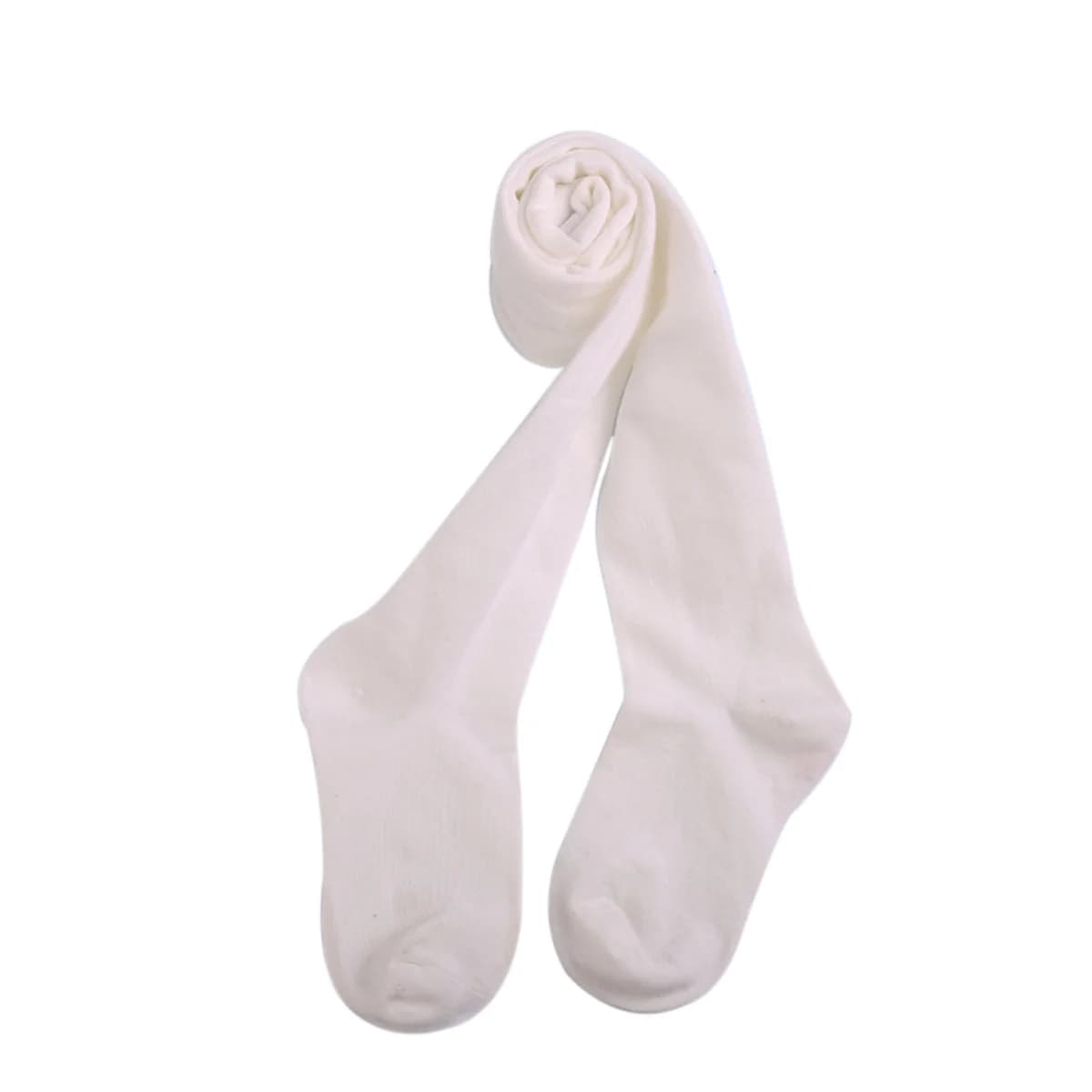 Baby Cotton Tights Warm Solid Color High Waist