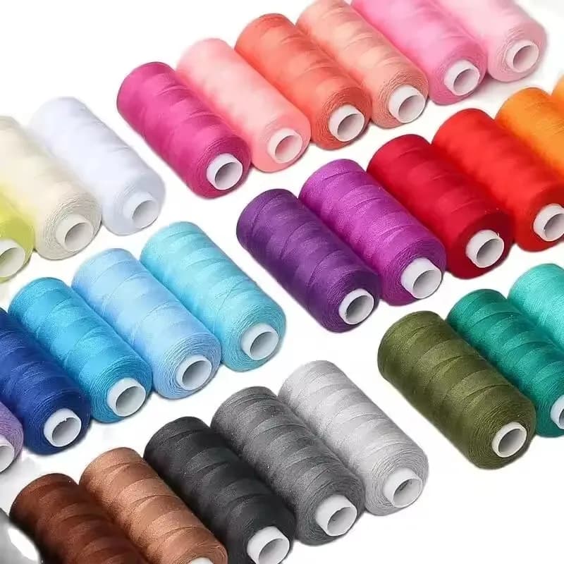 Assorted Colors Polyester Sewing Thread 6-Pack