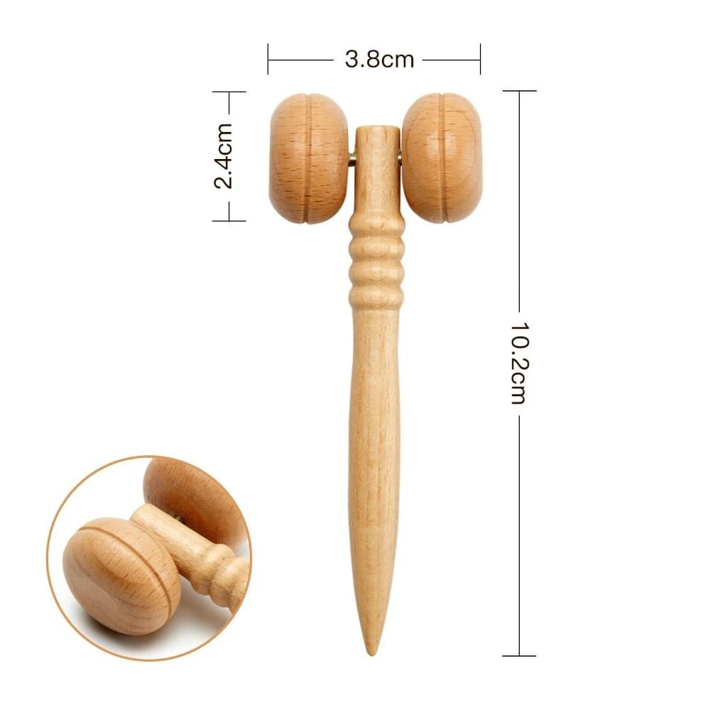 Wooden Facial Massage Tool Set