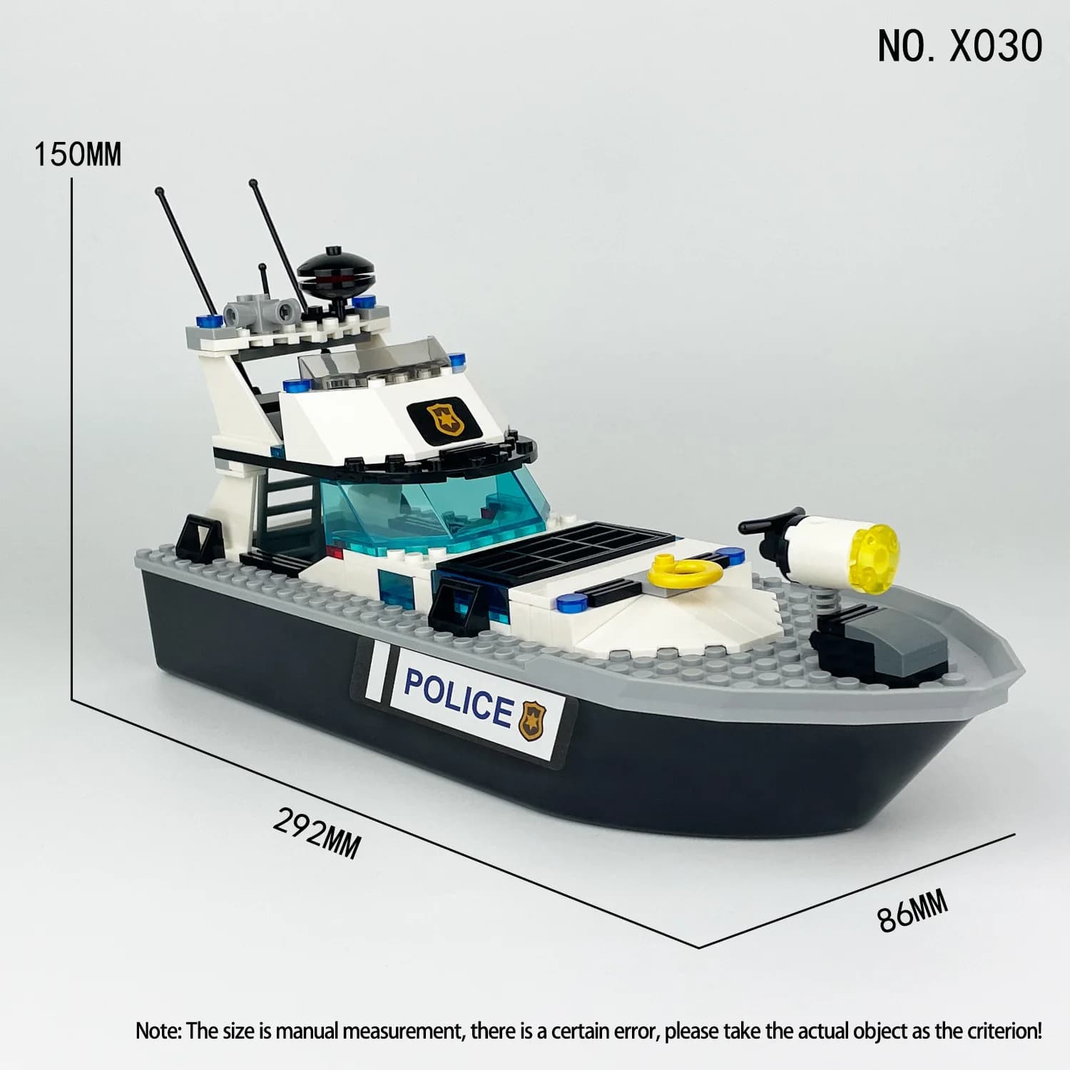 Building Block Boat Toys Set