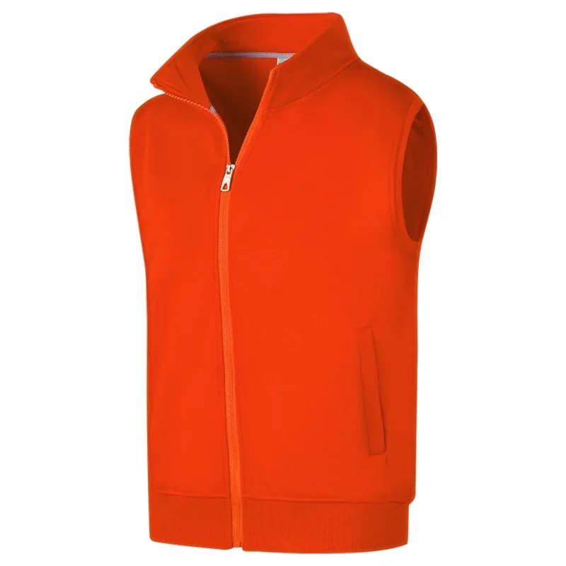 Monochrome Velvet Fleece Vest