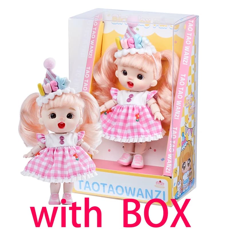 BJD OB11 Pear-Shaped Poseable Mini Doll 13cm