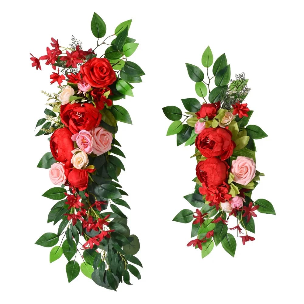 Artificial Flower Garland Decoration Strip
