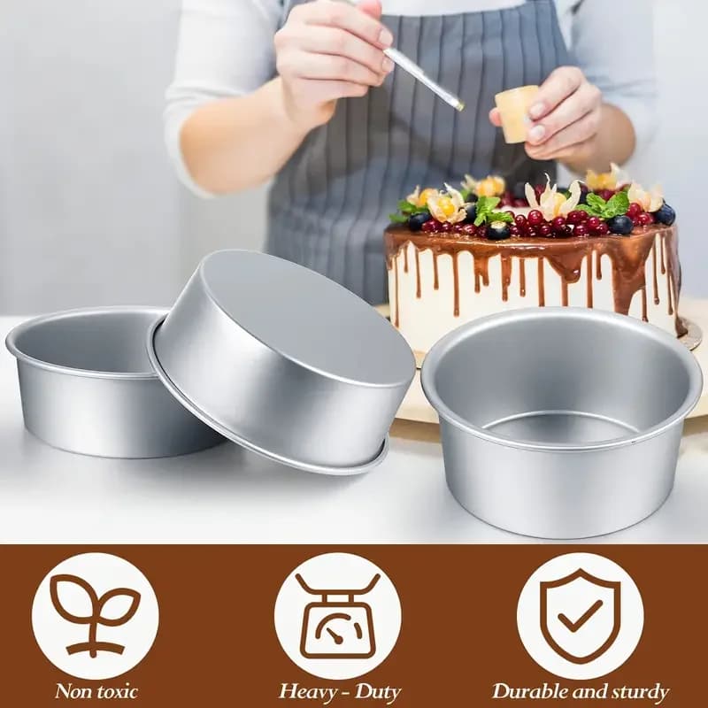 Anodized Aluminum Round Cake Pan