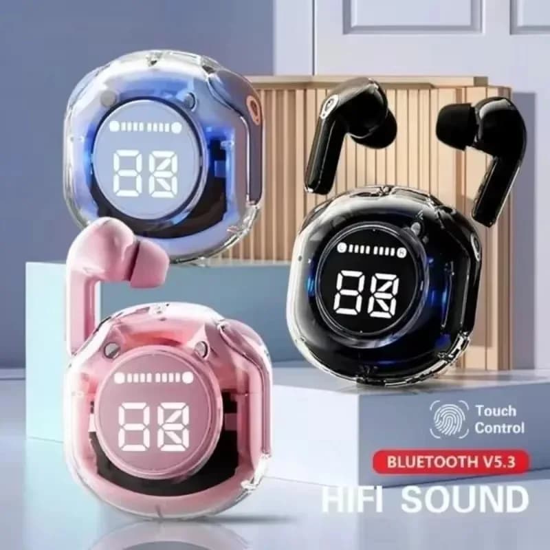 Wireless Mini Earbuds LED Power Digital Display TWS Wireless Headset Stereo Sound Bluetooth Headphones 5.3