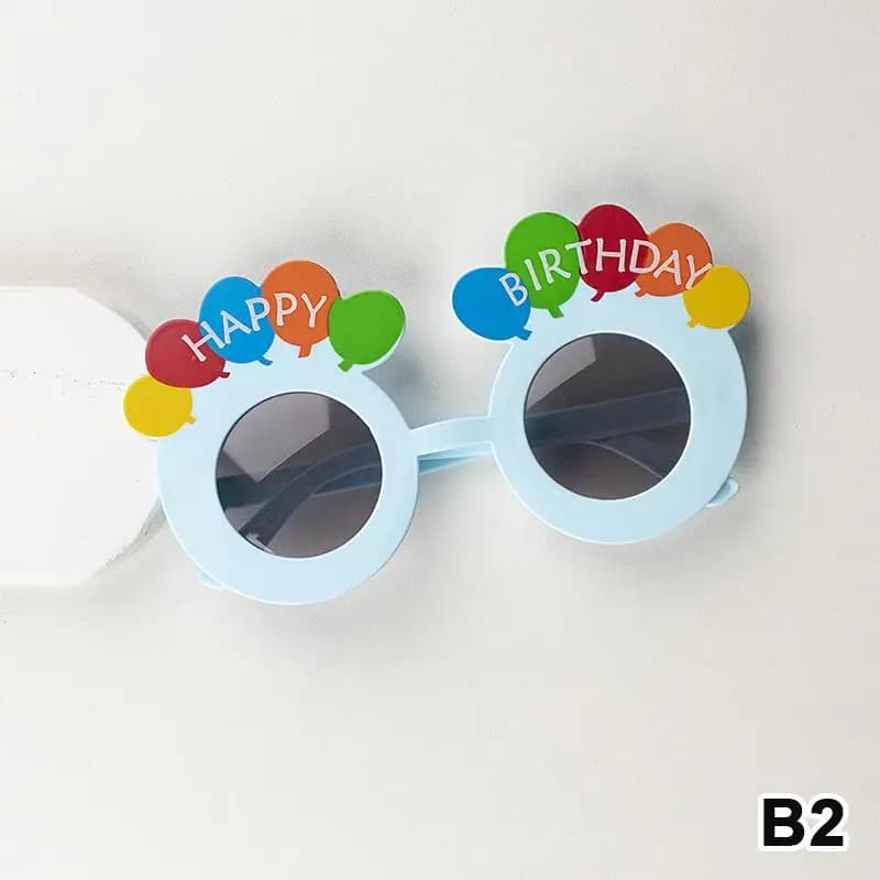 Birthday Party Novelty Glasses Photo Booth Props