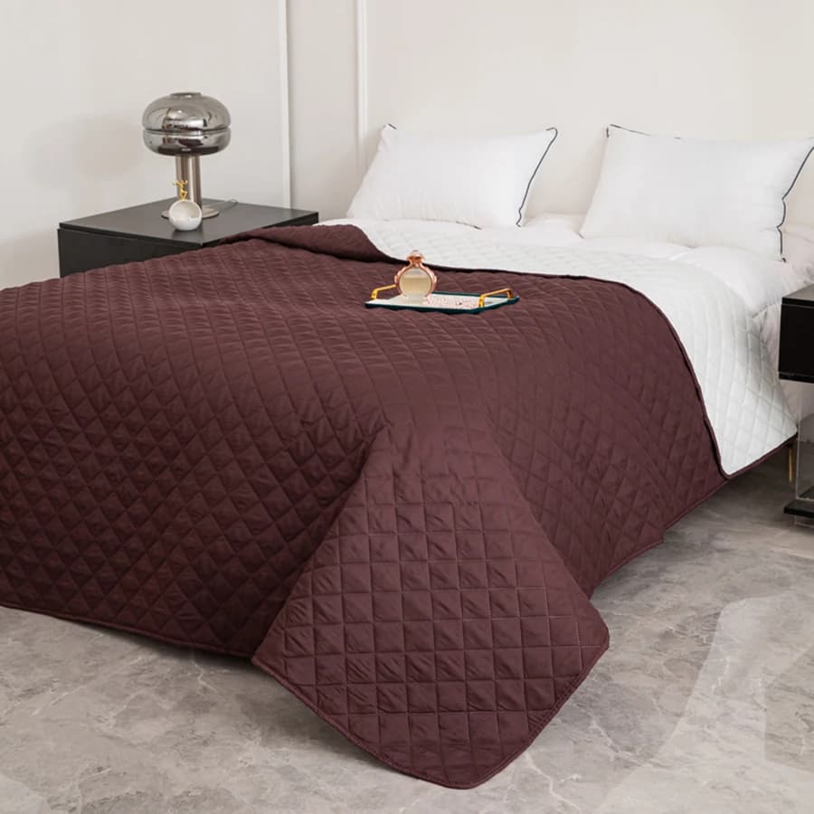Waterproof Quilted Reversible Dog Bed Cover