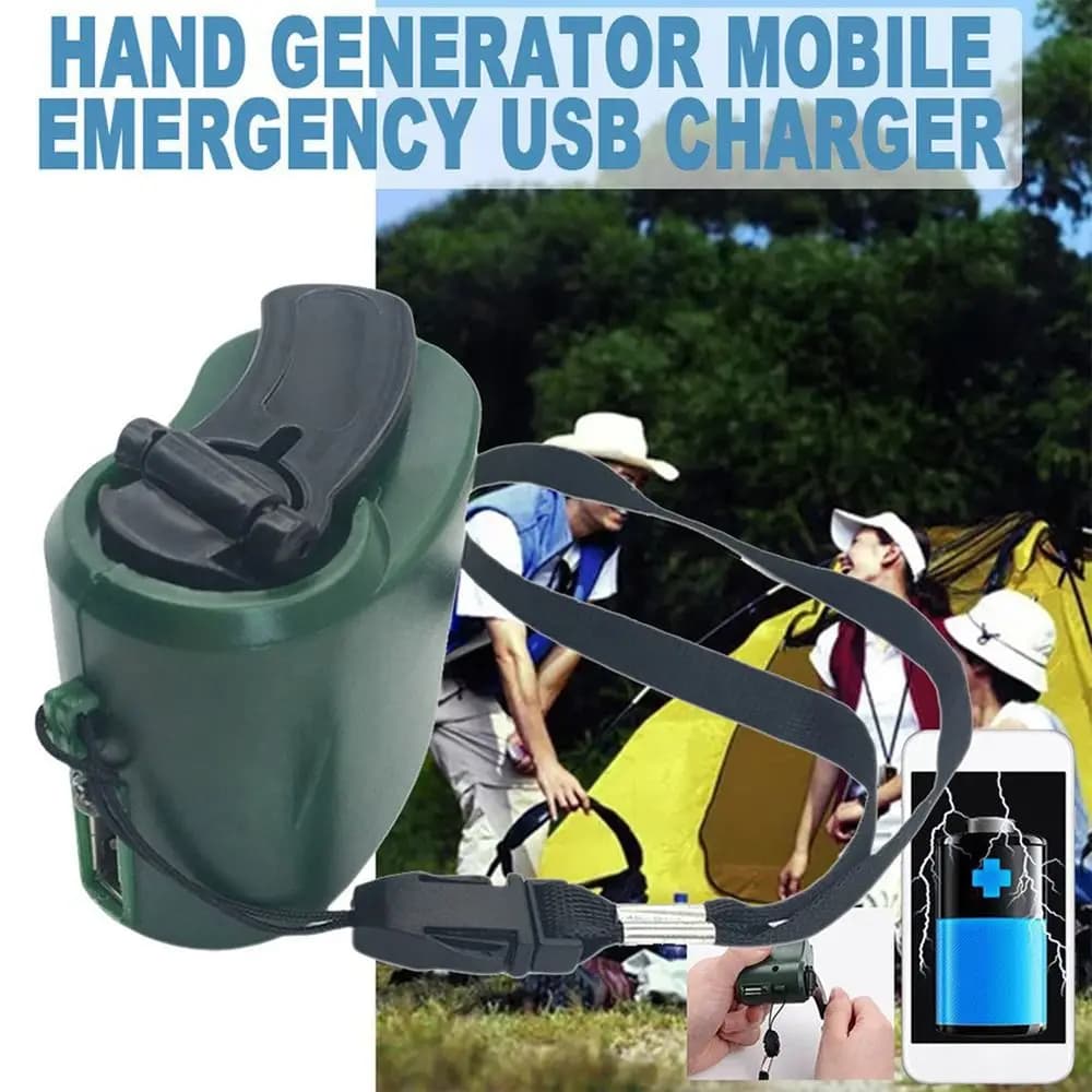Hand Crank Emergency Phone Charger