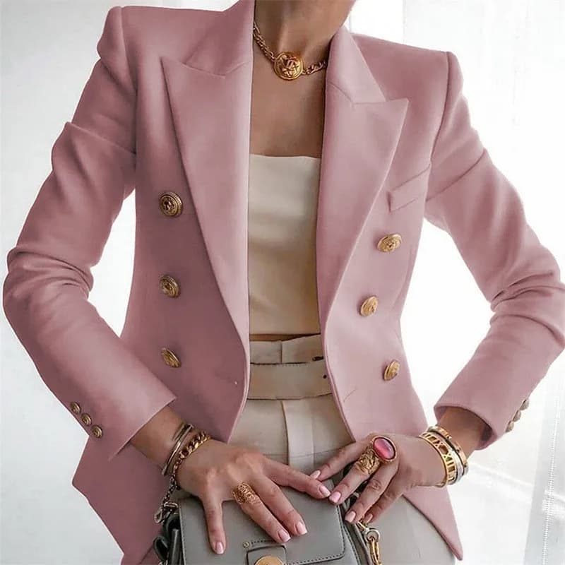 Women's Casual Long Sleeve Blazer Jacket