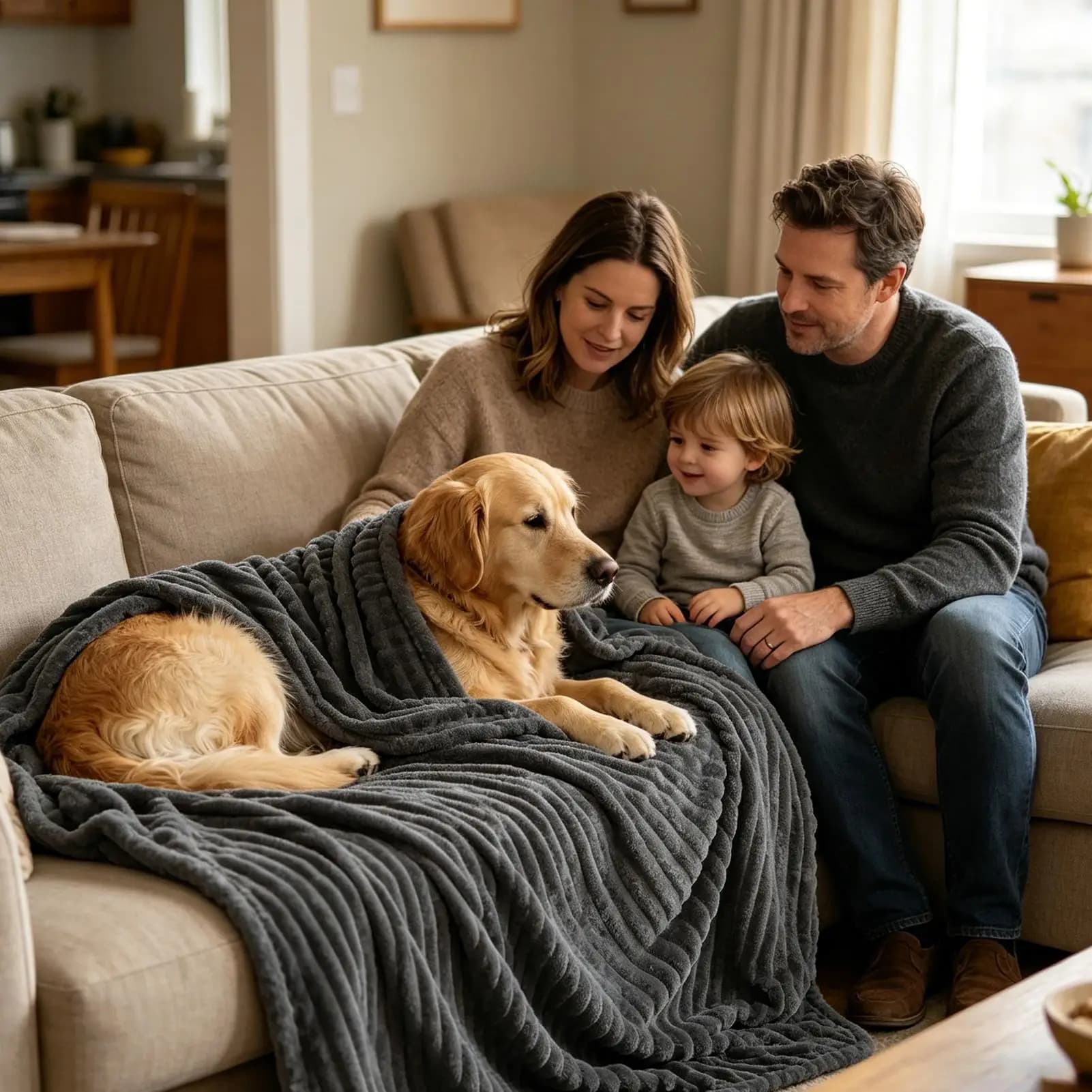 Flannel Pet Calming Blanket