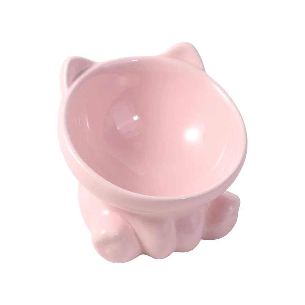 Supplies Drinking Eating Puppy Kitten Protection Cervical Pet Supplies Water Feeder Container Pet Feeding Bowl Cat Food Bowl