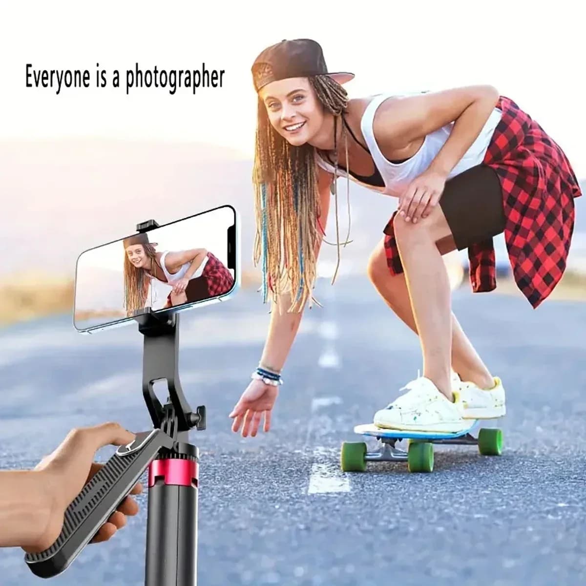 Portable Camera Tripod With Wireless Remote Control