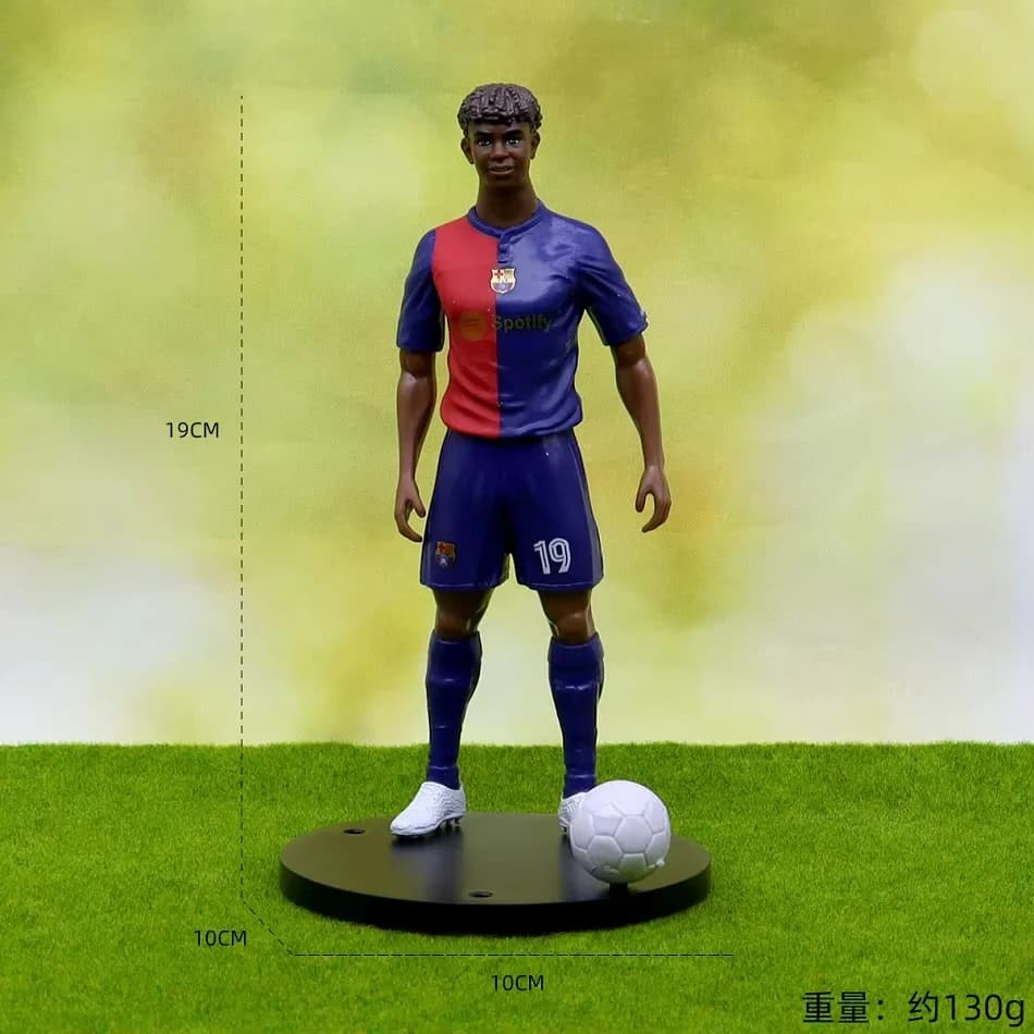 Soccer Player Action Figure with Base and Ball