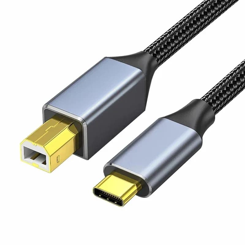 USB C to USB B Printer Cable