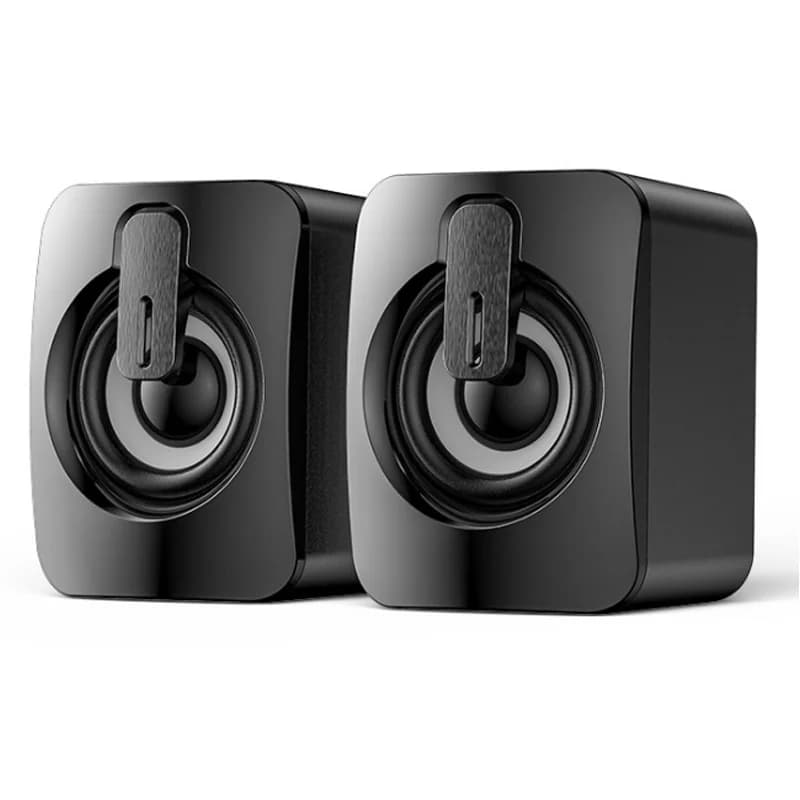 USB Desktop Speaker with Microphone and LED Light