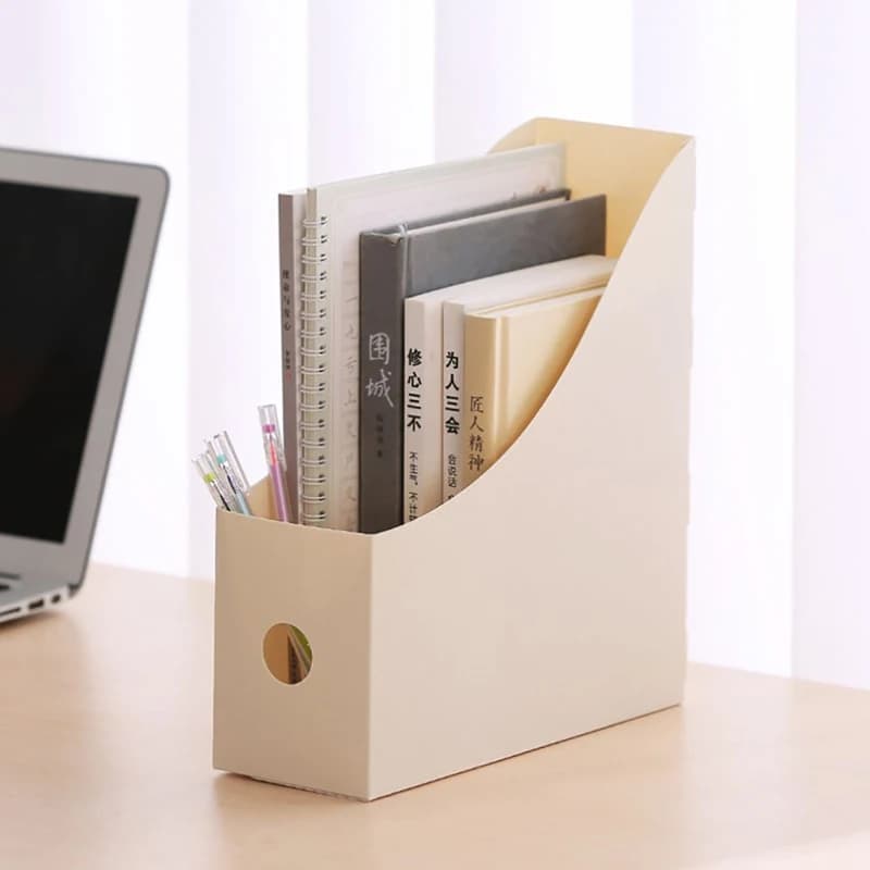 Office Document File Storage Box Folding Desktop Organizer Multi-functional Books Pencil Sundries Storage Box Office Supplies