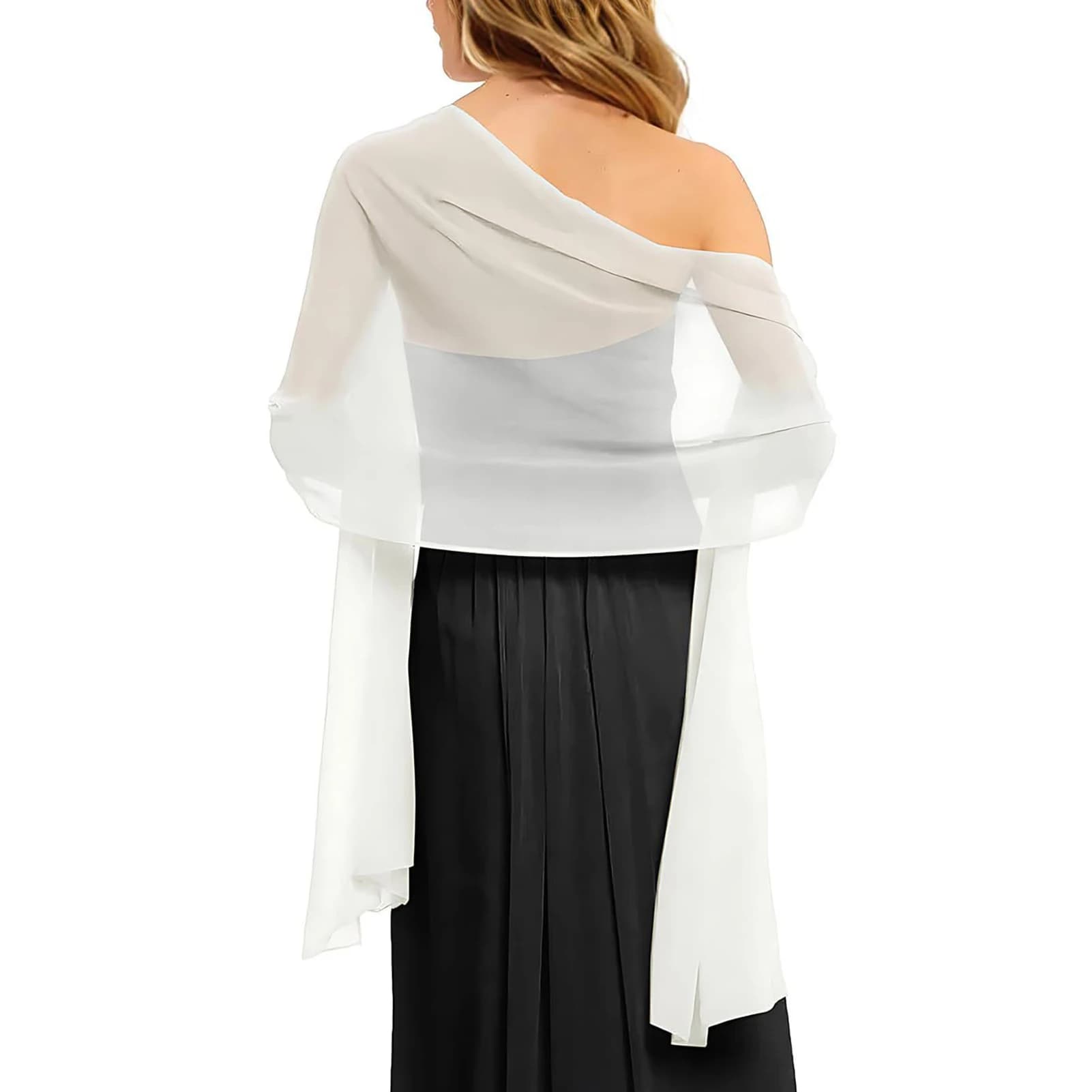 Women's Lightweight Chiffon Wedding Shawl