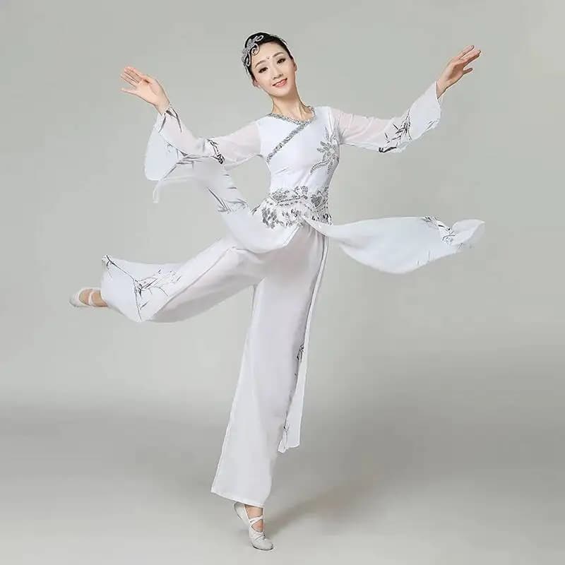 Women's Traditional Chinese Folk Dance Costume