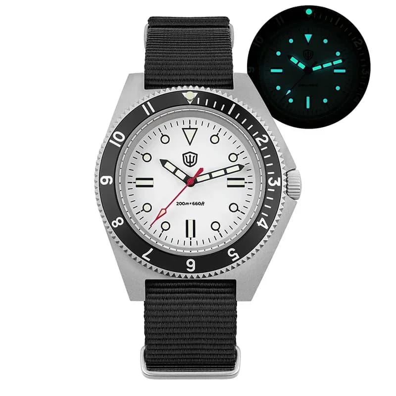 Watchdives WD1972 Quartz Watch VH31 Sweep Seconds Movement Sapphire Crystal BGW9 Luminous 20Bar Waterproof Vintage Men Watches