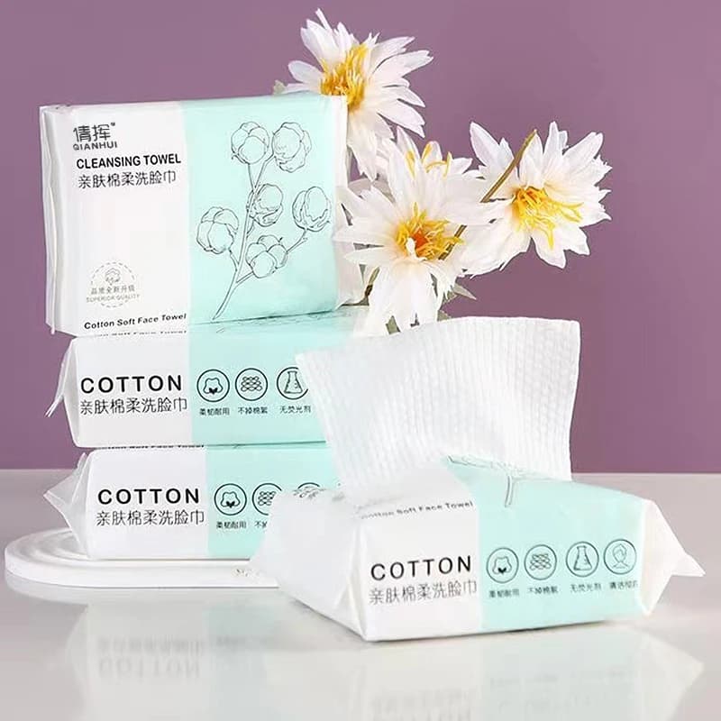 Soft Cotton Washcloths for Face 70 Pack