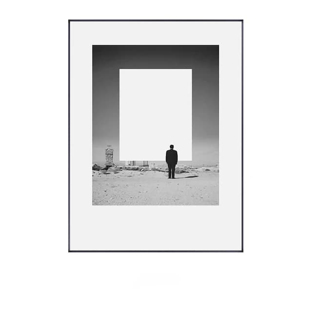 Modern Posture Figure Canvas Wall Print