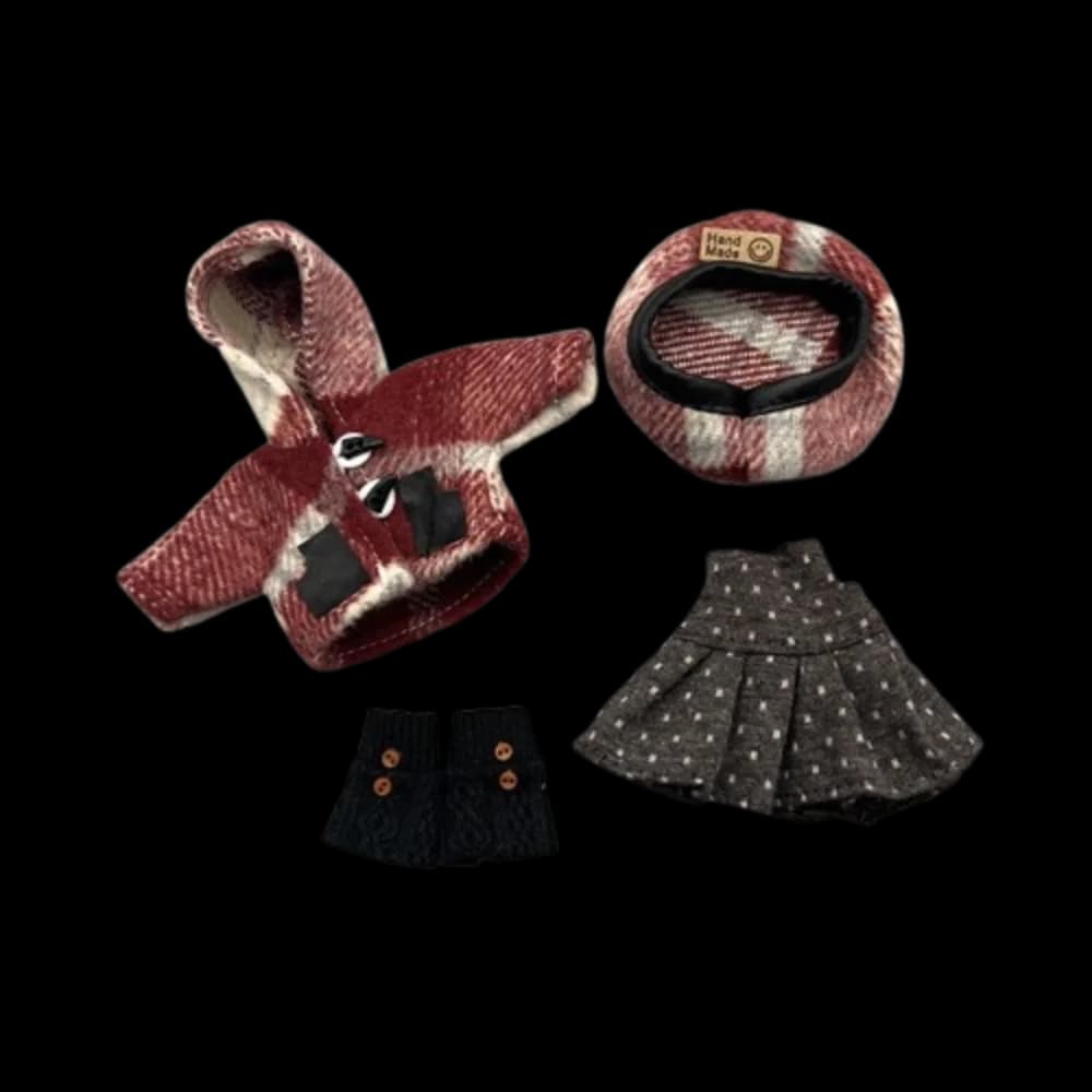 Accessories Casual Wears Elegant Dresses Humanoid Dress Up OB11 Clothes Set Handmade Cotton Cloth Princess Skirt DIY