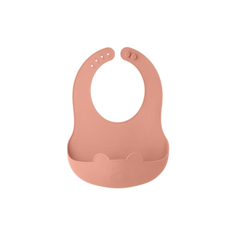 Silicone Baby Bib, Lightweight Foldable Design