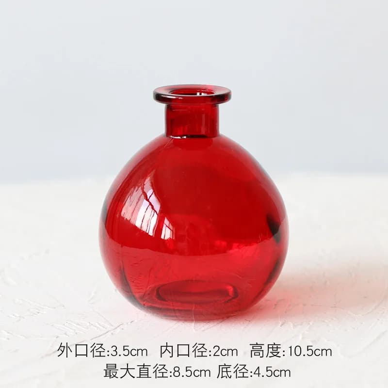 Glass Flower Vase for Table Decor