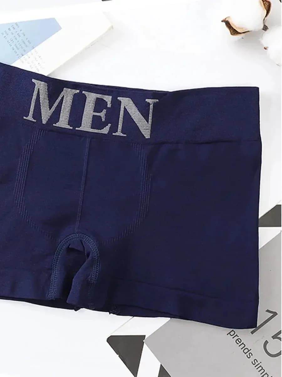 Men's Plain Color Boxer Briefs Pack