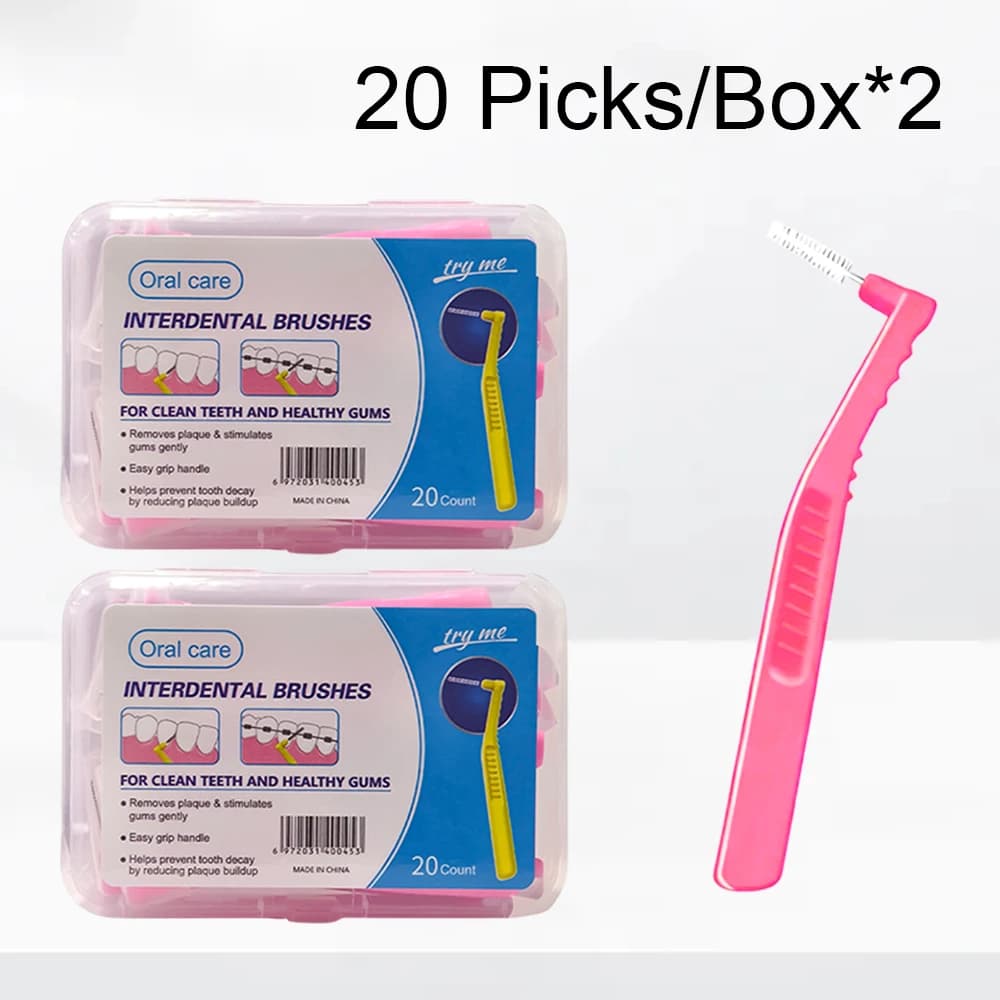 L-Shaped Interdental Brush