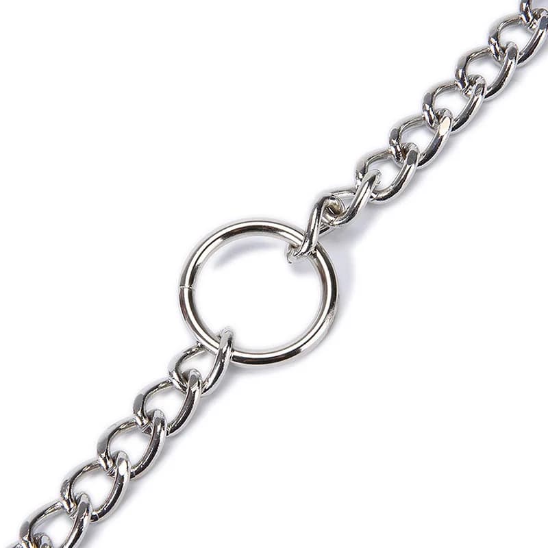 Double Dog Leash Coupler Stainless Steel