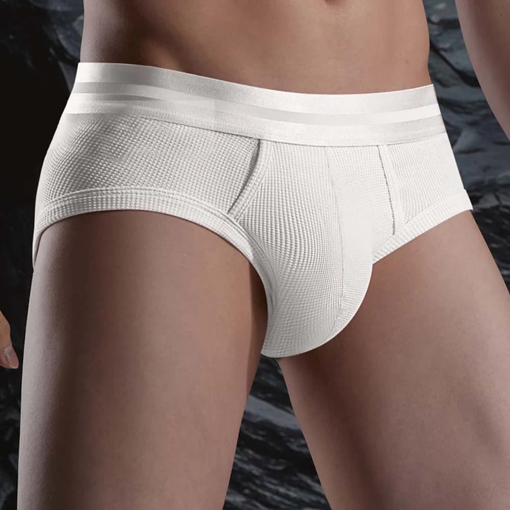 Men's Waffle Briefs Lightweight Breathable