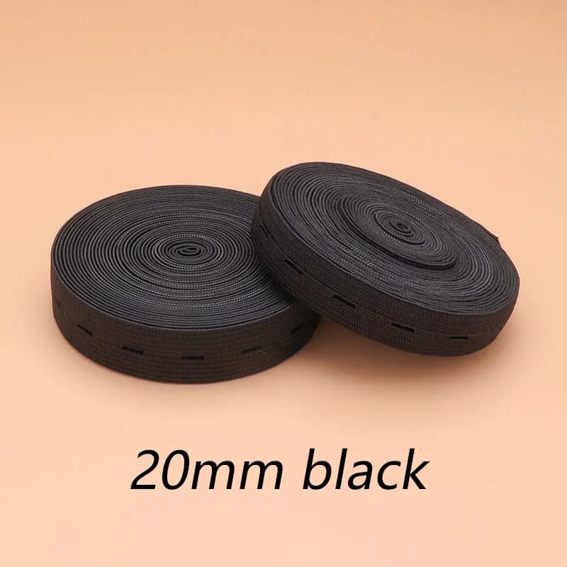 Elastic Sewing Bands with Buttonhole